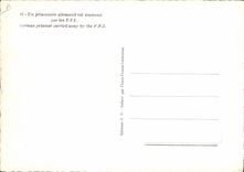 Modern Postcard Militaria a German prisoner east takes along by the FFI