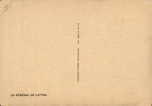 Modern Postcard Militaria the General one of Lattre