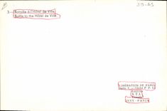 Modern Postcard Militaria Paris Bataille has the Town hall Release of Paris