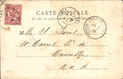 Vintage Postcard Vienna Suspended bridge