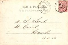 Vintage Postcard Suspended bridge and co. Marie Into High Grenoble