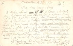 Vintage Postcard Cavaillon Suspended bridge