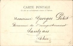 Vintage Postcard Holy Bridge of the Loire Thibault