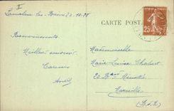 Postal Puente suspendido de Tarrasac Lamalou los Baños