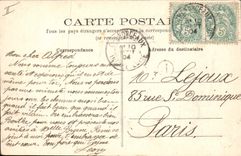 CPA Pont suspendu de Saint Symphorien Tours