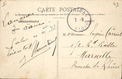CPA Pont suspendu Langeac