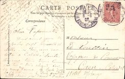 Vintage Postcard Bridge of the Abyss Surroundings of Aix Baths