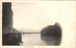 Vintage Postcard Bridge of Balme