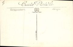 Vintage Postcard Avignon Suspended bridge