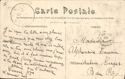 Postal Puente Aviñón Perfil del puente suspendido sobre la Ródano