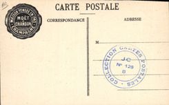 CPA Folklore Vin Vendanges Champagne Moet & Chandon Les vendanges a Saran 