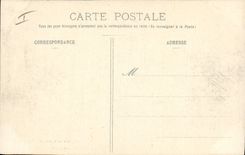 Postal Folclore Vino Vendimias Champaña Exposición marítima de Burdeos el pabellón de los vinos de Champaña