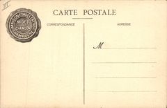 Vintage Postcard Folklore Wine Grape harvest Champagne Moet & Chandon Building sites of discharging