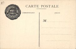 Vintage Postcard Folklore Wine Grape harvest Moet & Chandon Champagne Put in racks after moving