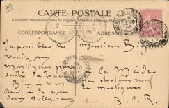 Vintage Postcard Publicity the sand fort Phosphatine Falieres Children