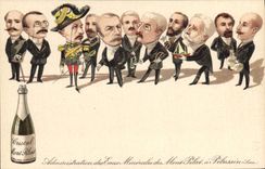 CPA Publicite Cristal Mont Pilat Eaux Minerales Pelussin Loire 