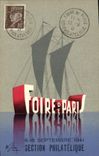 CPA Publicite Foire de Paris Septembre 1941 Section Philatelique 