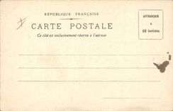 Vintage Postcard Publicity Paris World Fair of 1900 Palates of the Social economy of the Congers Coffee of Malt Kneipp