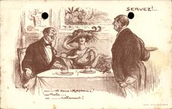 CPA Publicite Raspail Femme 