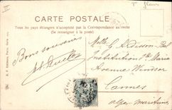 Postal Fantasia Flores Perforador Nieve Miosota