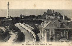 Vintage Postcard Biarritz District of the Headlight