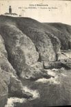 Vintage Postcard Headlight Cape Frehel Rocks of the Swells