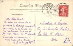 CPA Phare un jour de tempete Dieppe