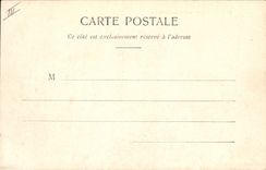Vintage Postcard Headlight Royan Departure of the boat of Bordeaux