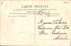 Vintage Postcard Headlight of the Cape Lihou Granville