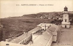 Vintage Postcard Headlight Holy Address Plate of Dollemar