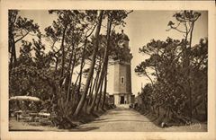 CPA Phare Environs de Dieppe Varrengeville sur Mer Le phare d'Ailly 