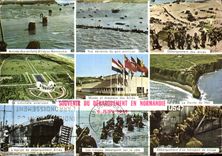 Modern Postcard Militaria Debarquement in Normandy Points of Hoc Cimetiere American