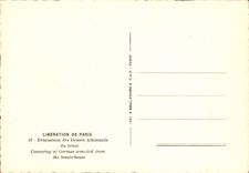 Modern Postcard Militaria Liberation of Paris Evacuation of wound German with the Senate Red Cross