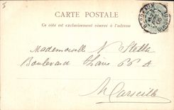 Vintage Postcard Bridge Bordeaux Park the iron bridge