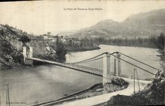 Vintage Postcard Bridge of Yenne and Saint Didier
