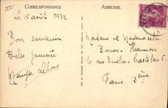 Postal Puente Saboya Allonzier el antiguo y nuevo puente de la Codorniz en cemento arma