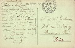 Postal Puente Tours Vista general el puente Bonaparte el puente de piedra y la catedral San Gatien