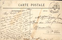 Postal Puente Alrededores de Lamalou los Baños Puente suspendido de Tarassac