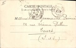 Postal Puente sobre el Loira Onzain