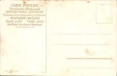 Vintage Postcard Fantasy Flowers Car Dove