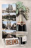 Modern Postcard Folklore Wine Vintage Rheims Champagne