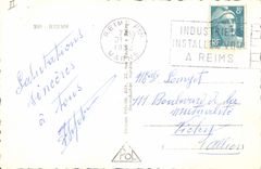 CPM Folklore Vin Vendange Champagne Reims