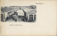 CPA Folklore Vin Vendange Champagne Moet & Chandon Epernay 