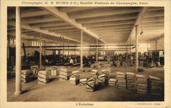 CPA Folklore Vin Vendange Champagne Mumm L'emballage 