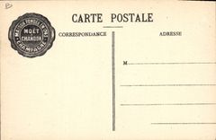 CPA Folklore Vin Vendange Champagne Moet & Chandon Reception des bouteilles