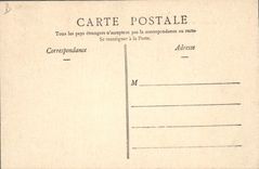 Vintage Postcard Folklore Wine Vintage Champagne Moet & Chandon Building sites of discharging