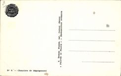 CPA Folklore Vin Vendange Champagne Moet & Chandon Chantiers de degorgement