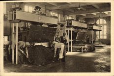 Vintage Postcard Folklore Wine Vintage Champagne Louis Roederer pressing