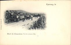 CPA Folklore Vin Vendange Champagne Epernay Moet et Chandon 