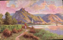 Vintage Postcard Publicity Hahn Oil To hate restorer Marksburg